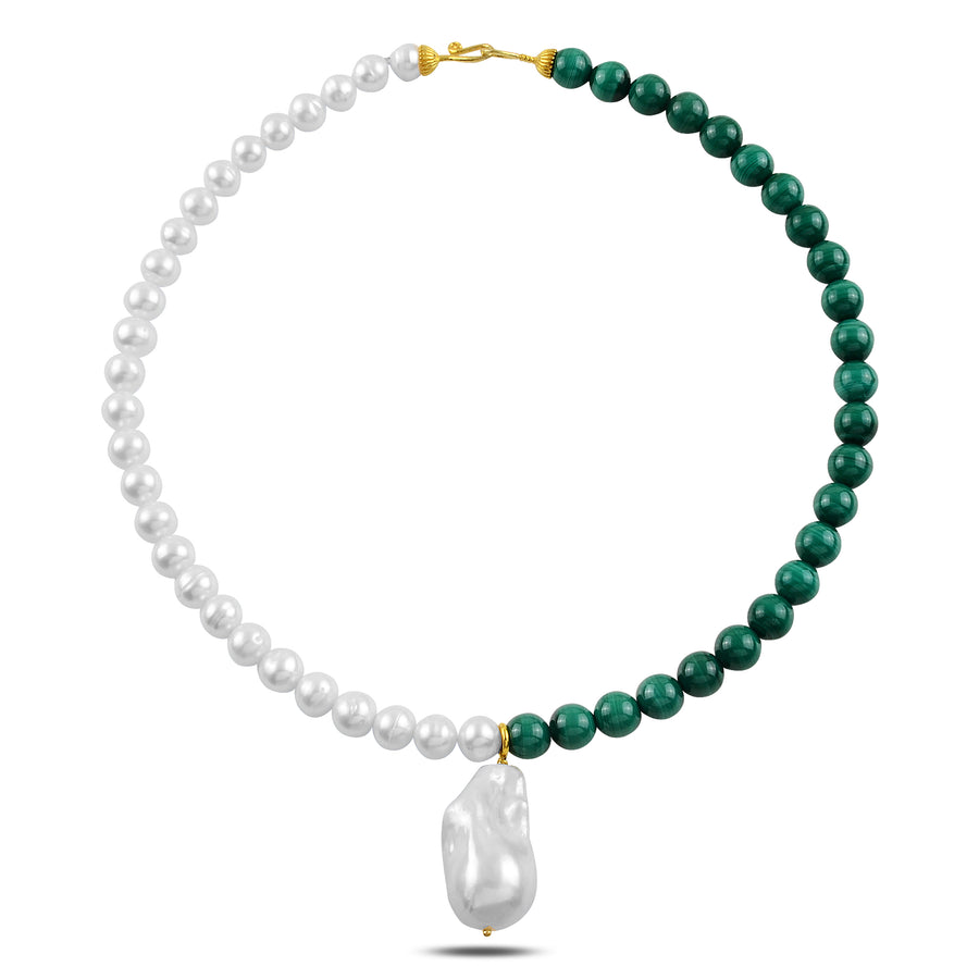 Estelle Malachite Kolye